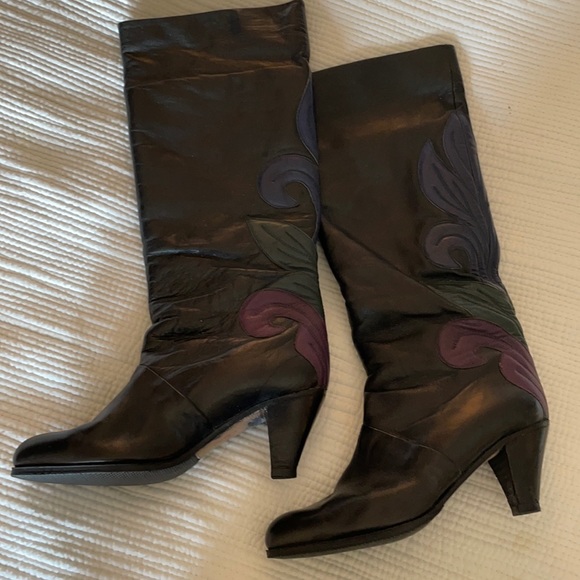 Vintage Italian leather boots - Picture 1 of 6